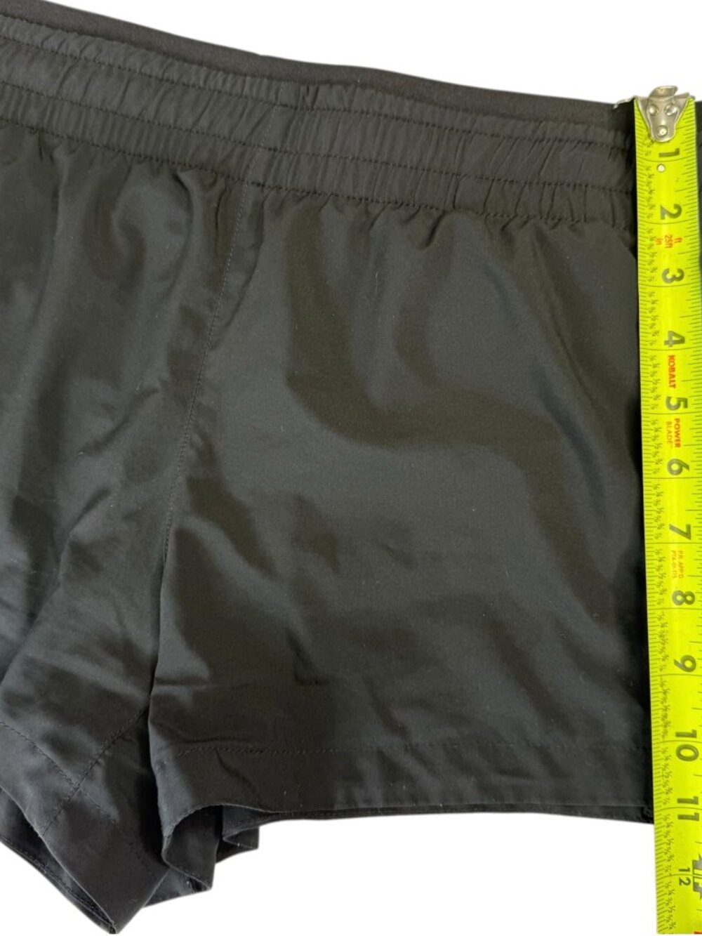 FABLETICS Black Athletic Shorts Size Women's M/L Lined Liner Brief Zip Pocket - Picture 8 of 9